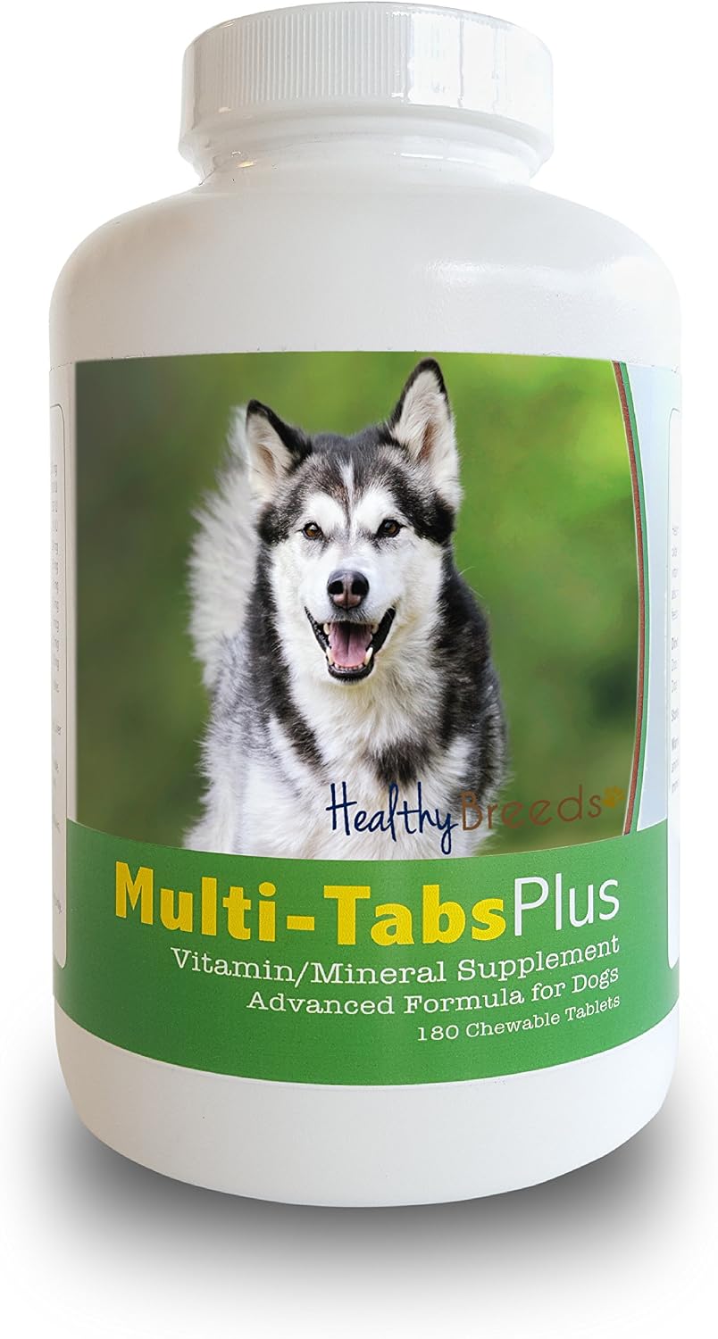 Healthy Breeds Alaskan Malamute Multi-Tabs Plus Chewable Tablets 180 Count - görsel 1