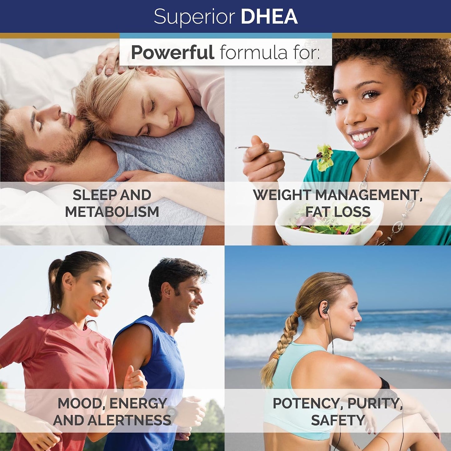 Superior Labs Extra Strength Natural DHEA 100 mg, 60 Vegetable Capsules - görsel 4