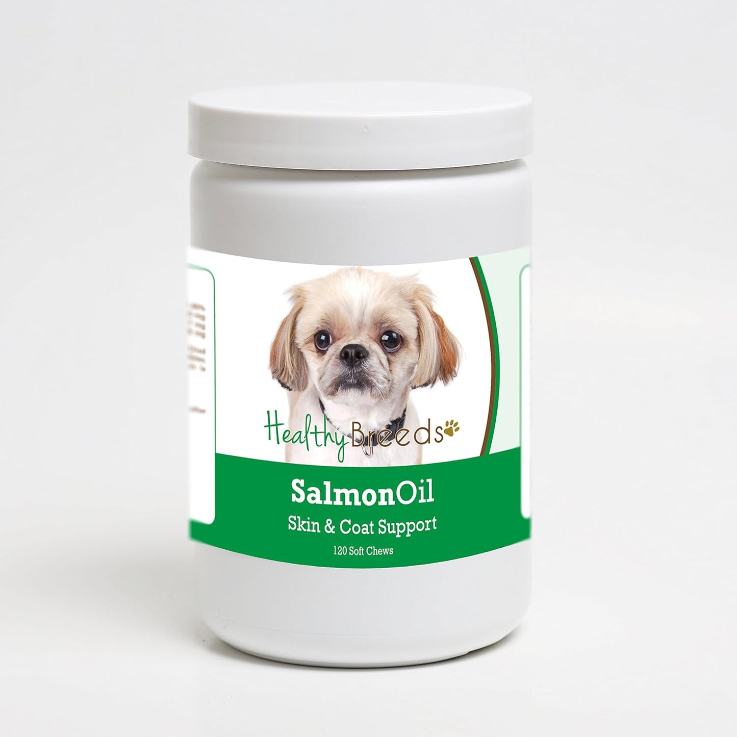 Healthy Breeds Peekapoo Salmon Oil Soft Chews 120 Count - görsel 1