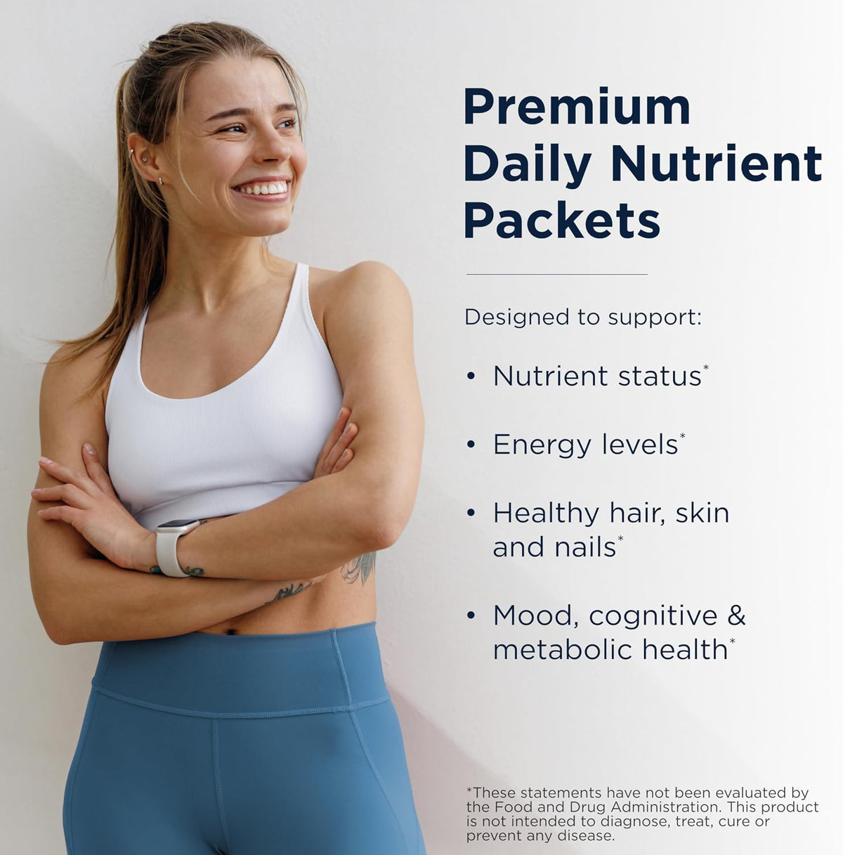 Designs for Health Twice Daily Essential Sachets – Daily Multivitamin with Omega-3 Fish Oil, Calcium, Magnesium and Chelated Minerals (60 Sachets) - görsel 2