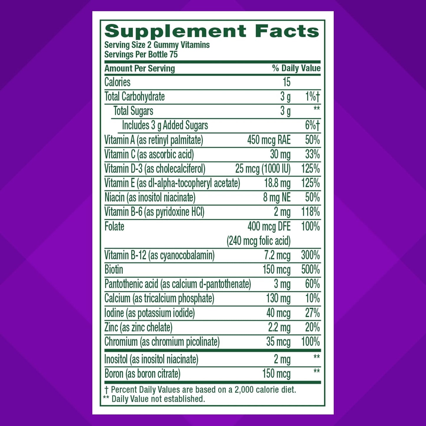 Vitafusion Women's Multivitamin Gummy – 150 Adult Gummies – Berry Flavour - görsel 4