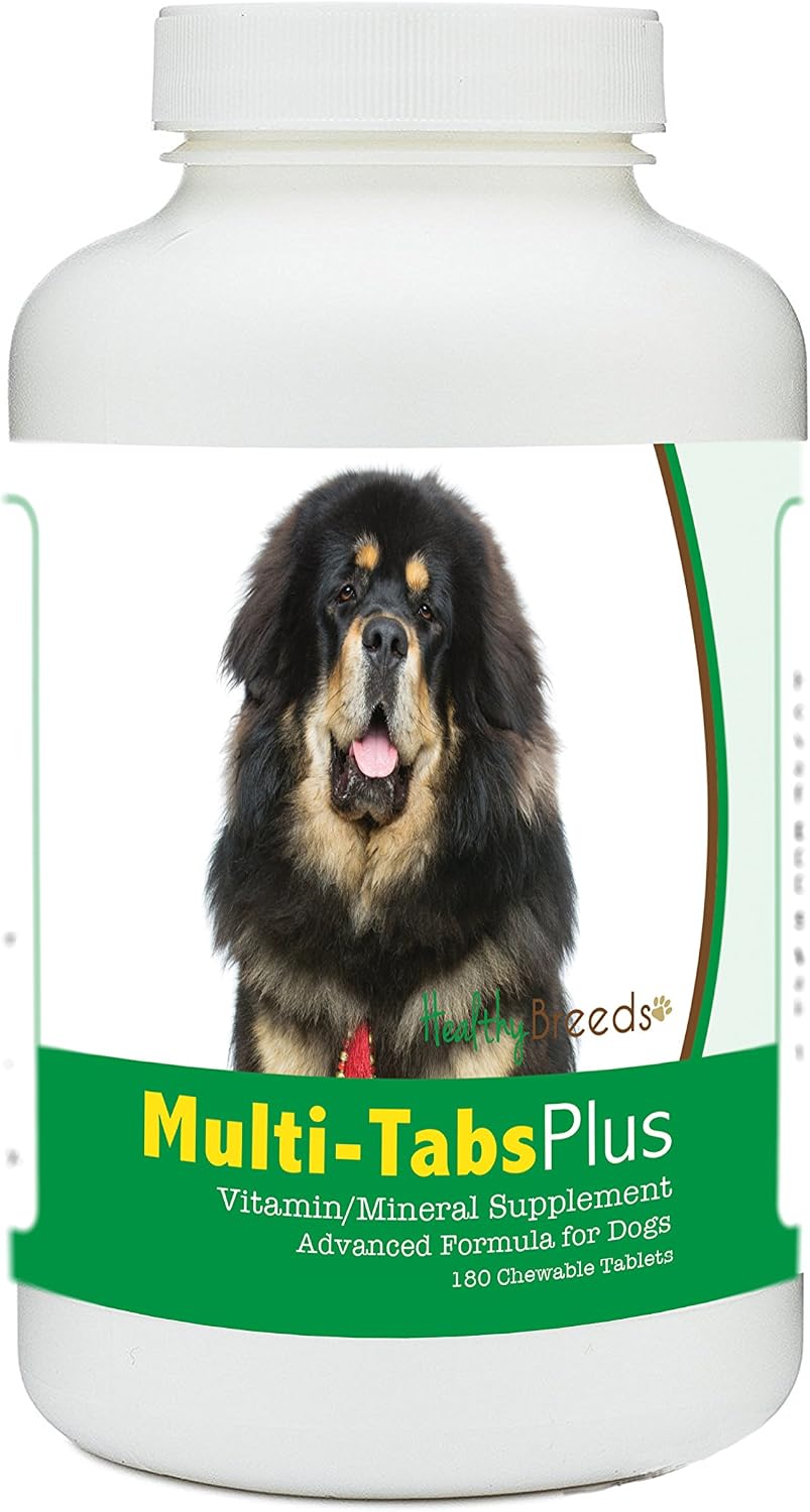 Healthy Breeds Tibetan Mastiff Multi-Tabs Plus Chewable Tablets, 180 Count - görsel 1