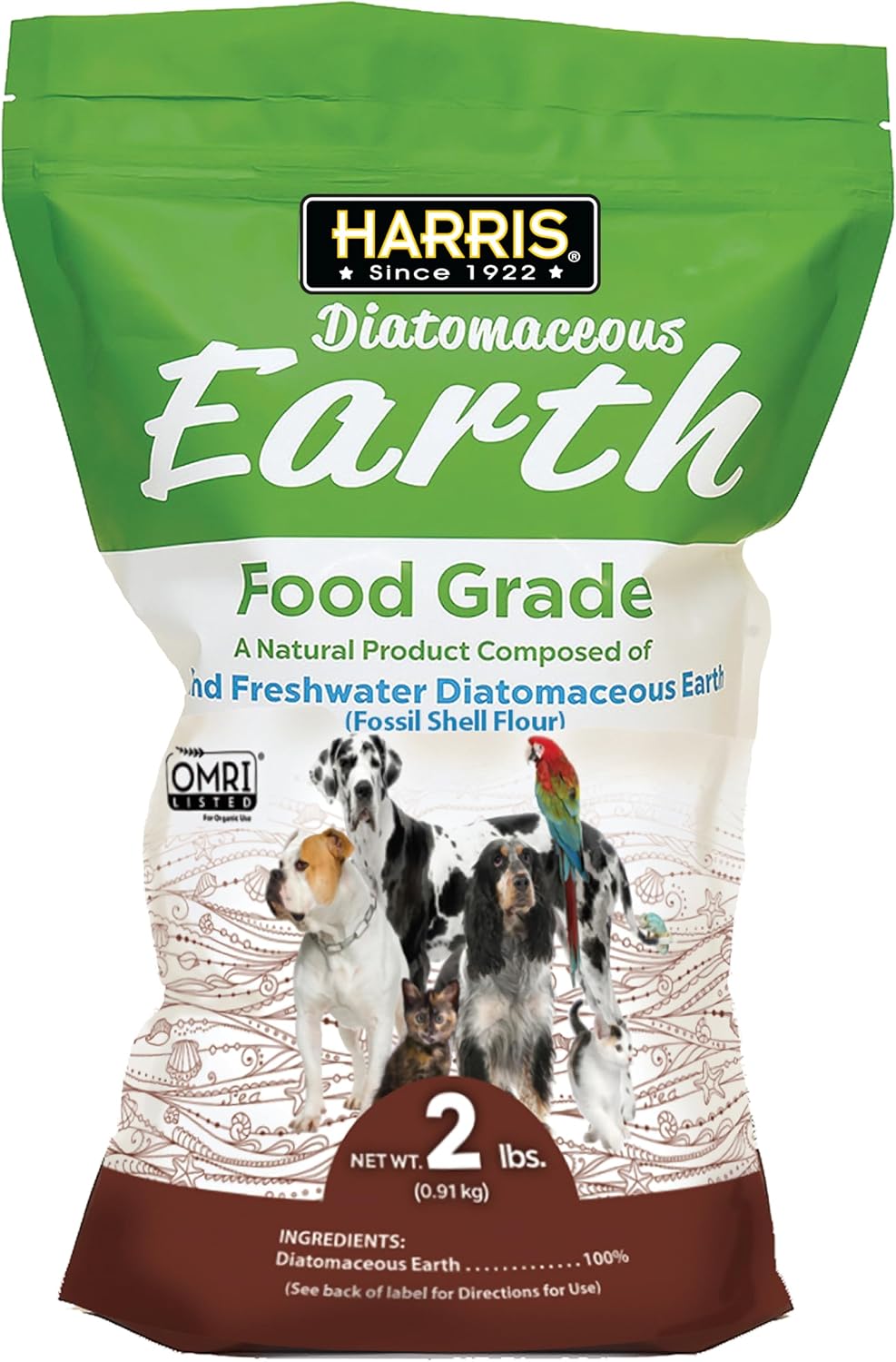 Harris Food Grade Diatomaceous Earth for Pets, 2 lb - görsel 1