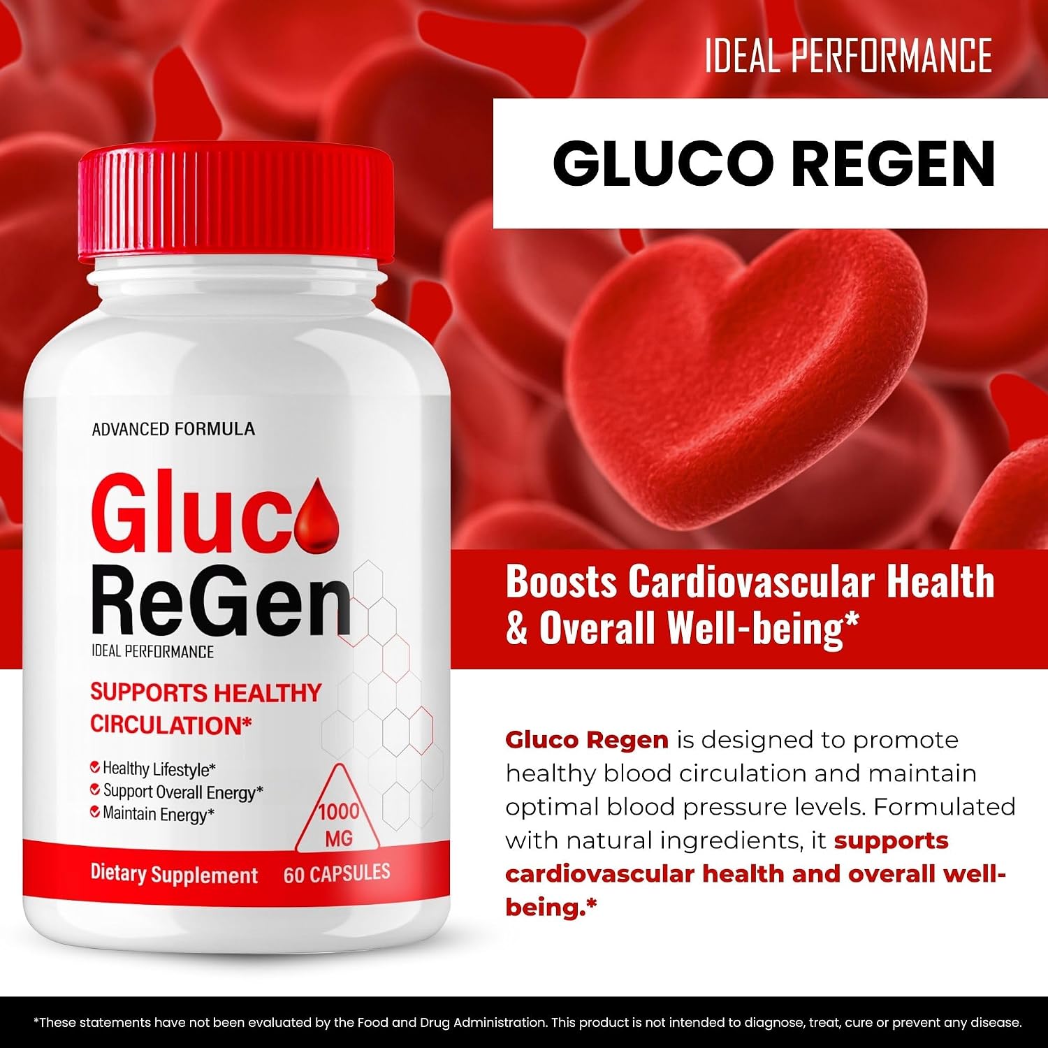 GlucoRegen Capsules, Advanced Blood Formula Glyco Optimiser Supplement Pills - Maximum Strength, All Natural Gluco Regen for Wellness & Overall Health (5 Pack) - görsel 4