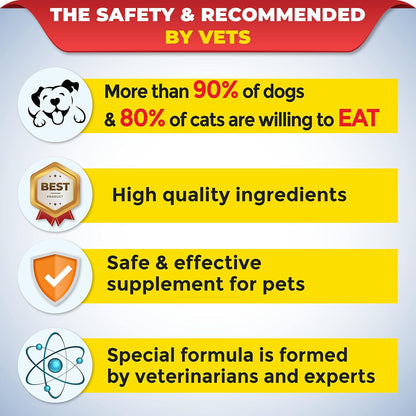 VEMEDIM Premium Nutritional and Vitamin Gel for Dogs and Cats – Multivitamin, 4.2 oz (120 g)