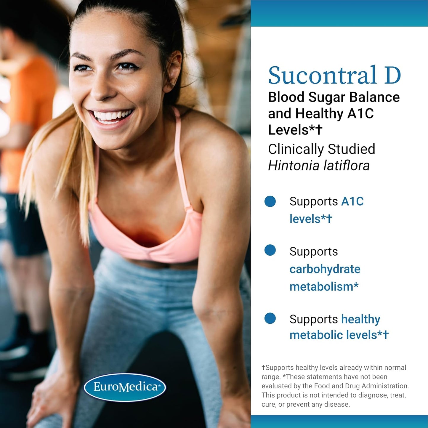 Euromedica Sucontral D - Blood Sugar Support Supplement - 60 Capsules - görsel 3
