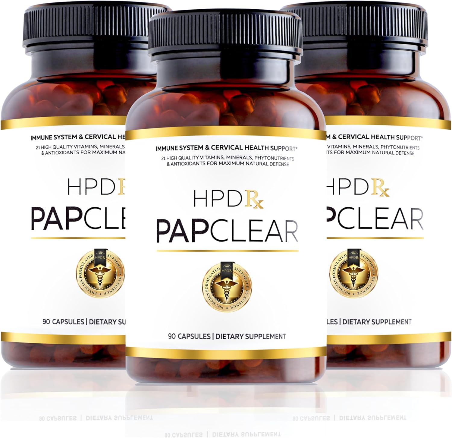 PAPCLEAR Physician Formulated | Natural Immune Support Supplement with 21 Vitamins & Nutrients | 90 Capsules - görsel 9