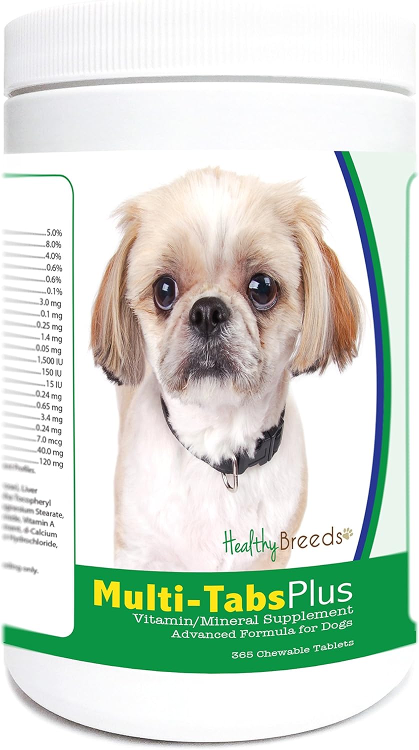 Healthy Breeds Peekapoo Multi-Tabs Plus Chewable Tablets (365 Tablets) - görsel 1