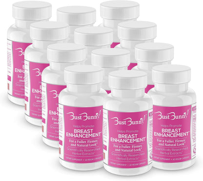 Bust Bunny Bust Enhancement Pills – 6 Month Supply