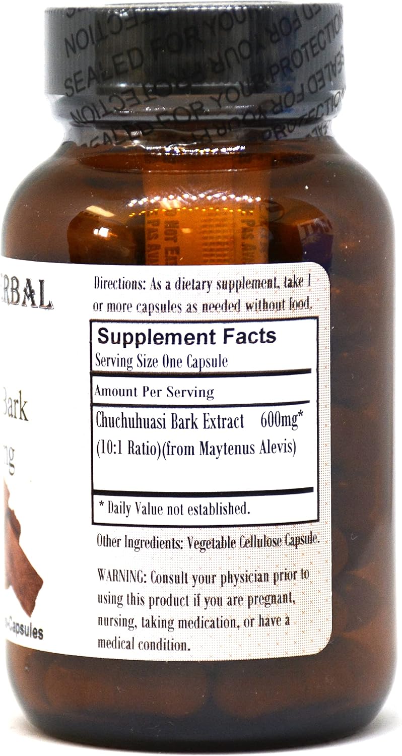 Chuchuhuasi Bark Extract – 10:1 Extract (600 mg) – Vegan, Kosher, Halal – 60 Capsules - görsel 2
