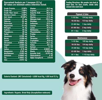 Dogzymes Organic Norwegian Kelp for Pets – 340g