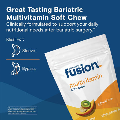 Bariatric Fusion Bariatric Multivitamin Soft Chew – Tropical Fruit – 60 Count (1 Month Supply)