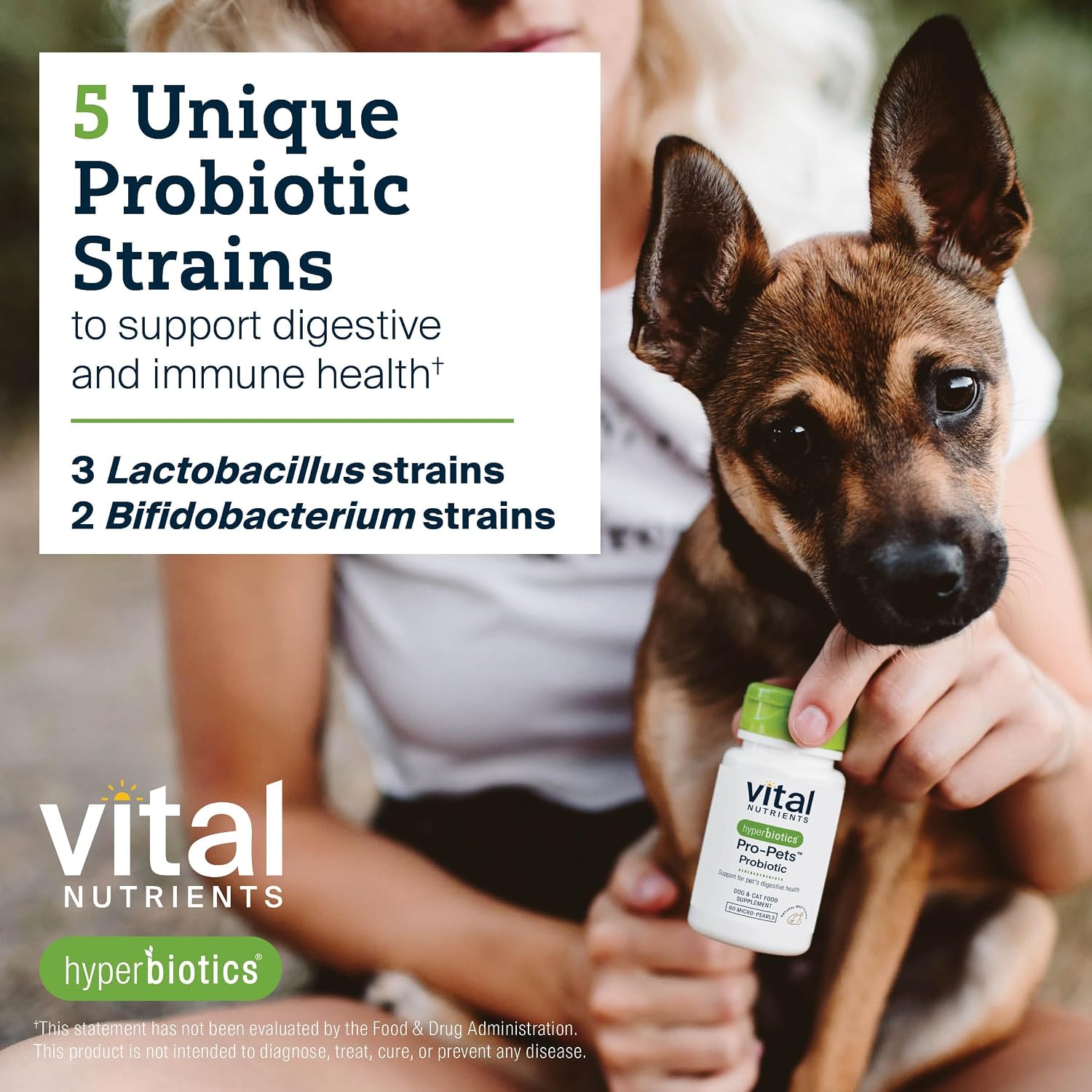 Vital Nutrients Pro Pets Probiotics for Dogs and Cats - 60 Micro Tablets - görsel 7