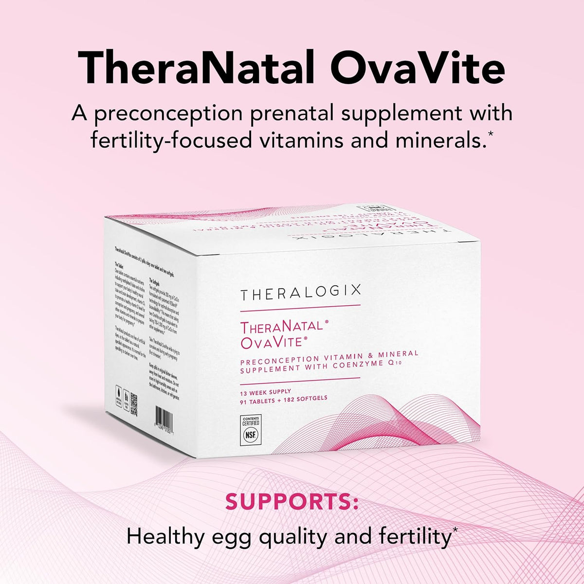 Theralogix TheraNatal OvaVite Preconception Vitamins with CoQ10 - görsel 3