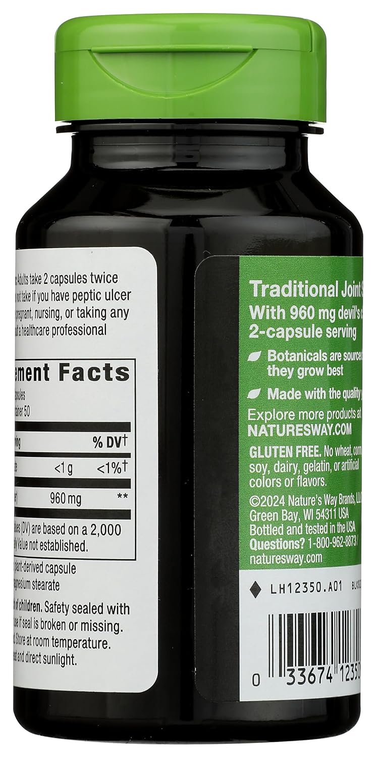 Nature's Way, Devil's Claw Root, 100 Capsules - görsel 2