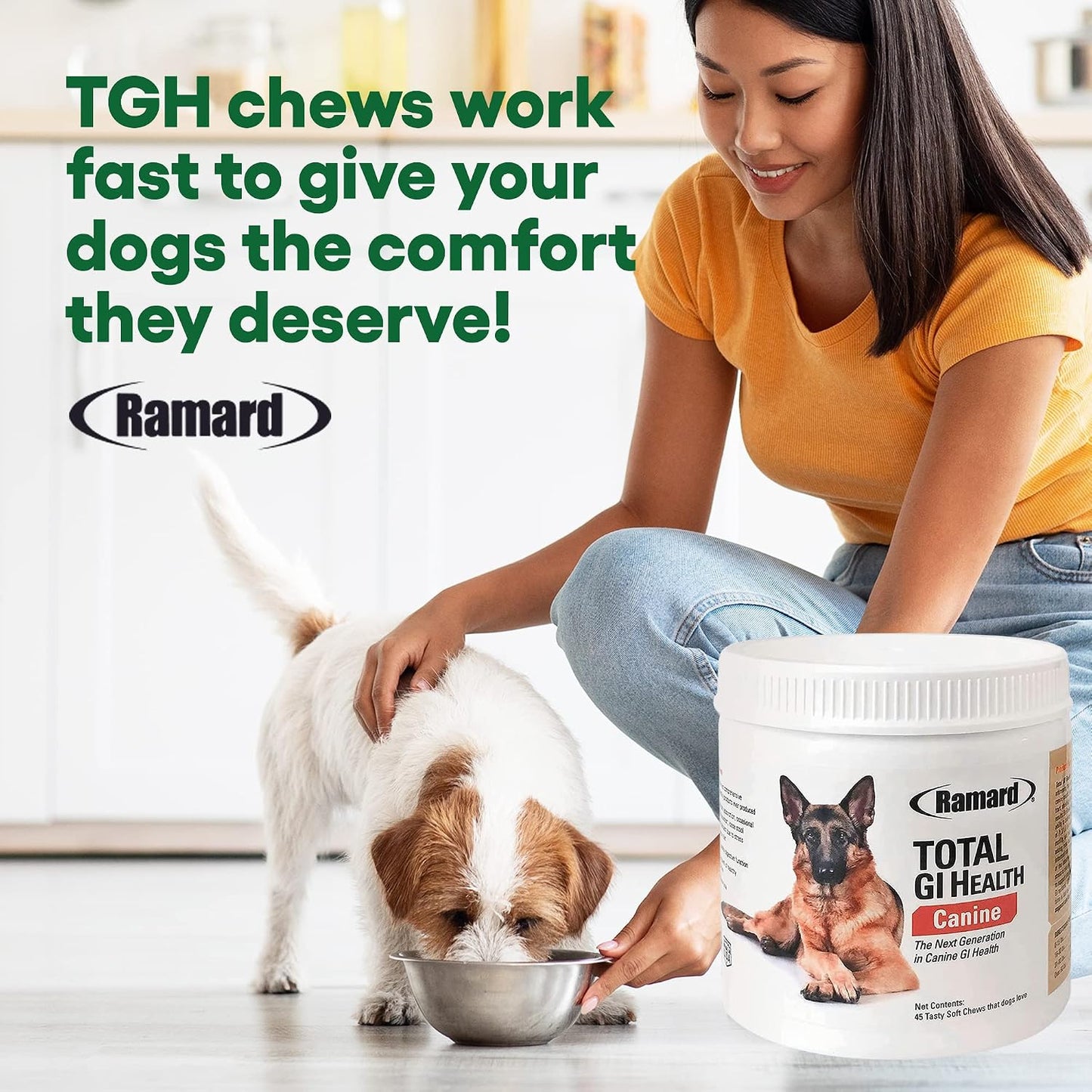 Ramard Total GI Canine Health Soft Chews - Digestive Support for Dogs, 45 Soft Chews - görsel 4