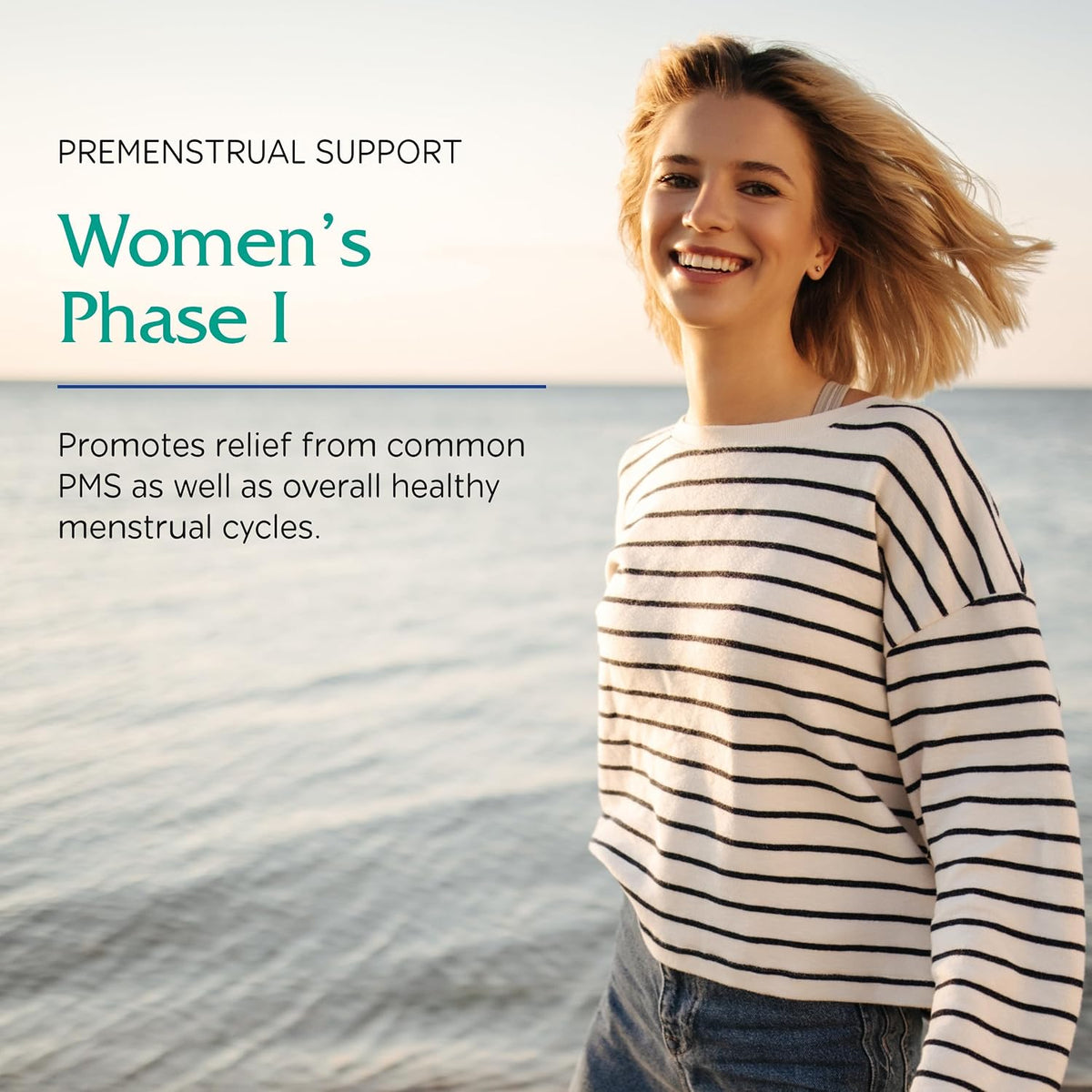 Vitanica Women's Phase I – Premenstrual Support, Vegan, 60 Capsules - görsel 3