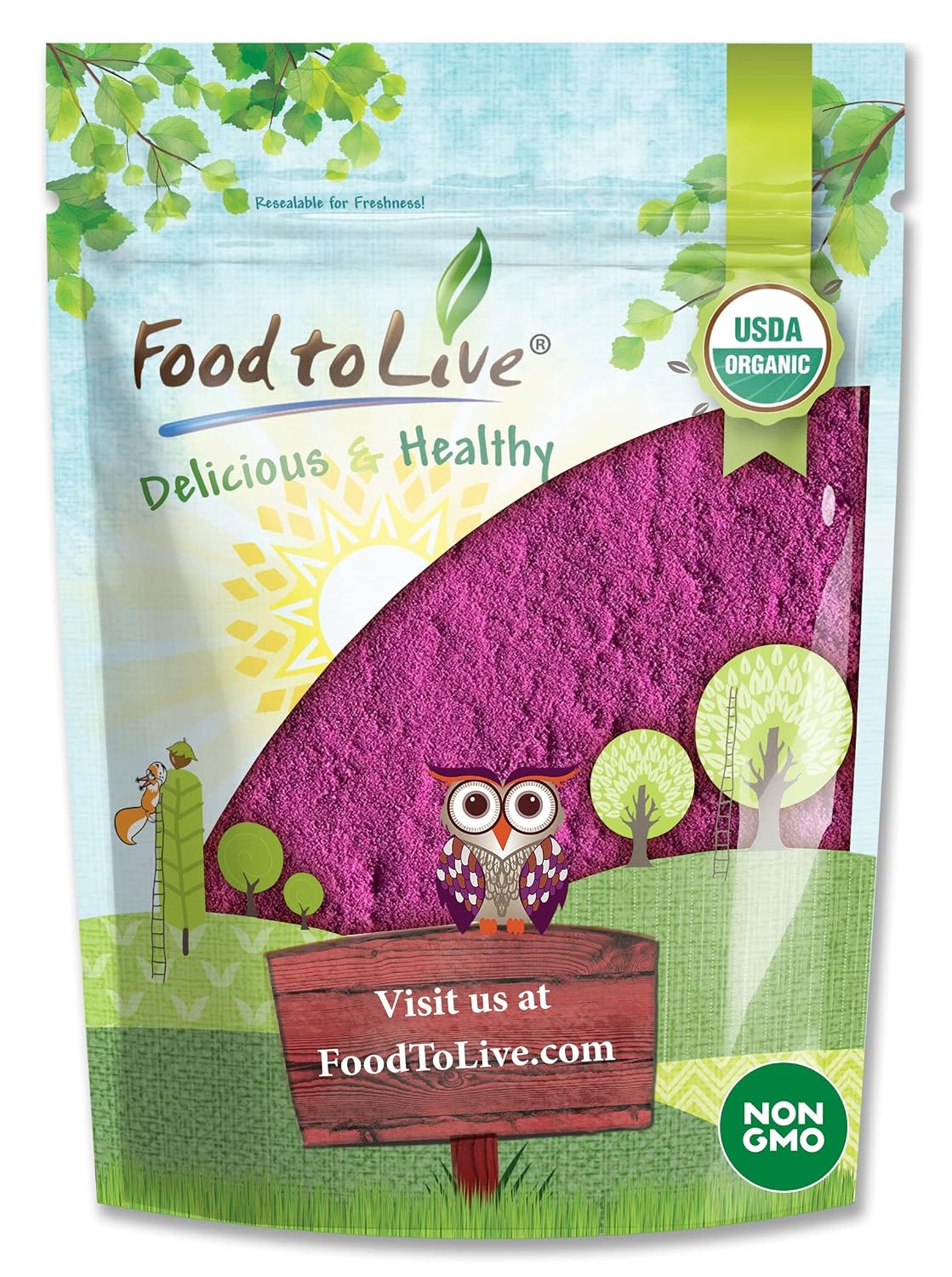 Organic Black Currant Juice Powder - 1.81 kg - görsel 1