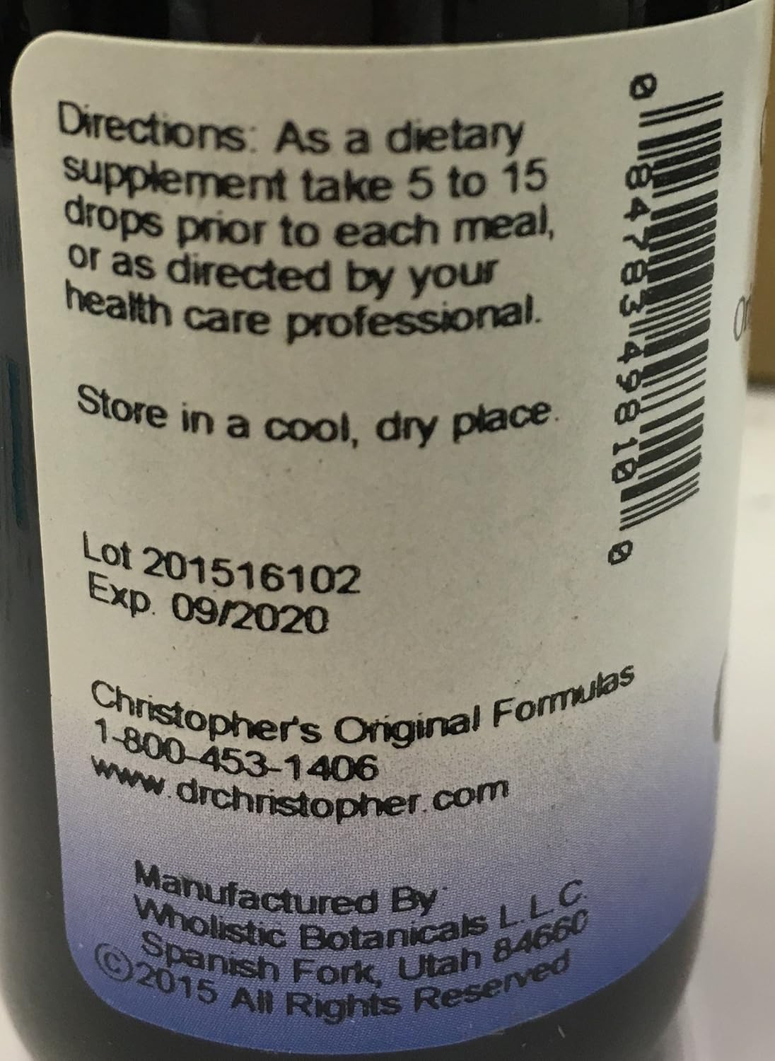 Blood Circulation Extract by Dr. Christopher 60 ml Liquid - görsel 2