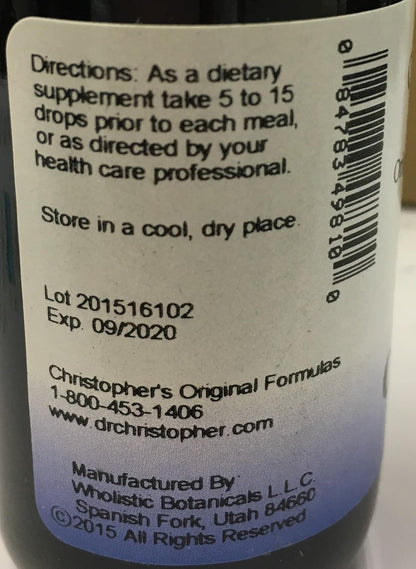 Blood Circulation Extract by Dr. Christopher 60 ml Liquid