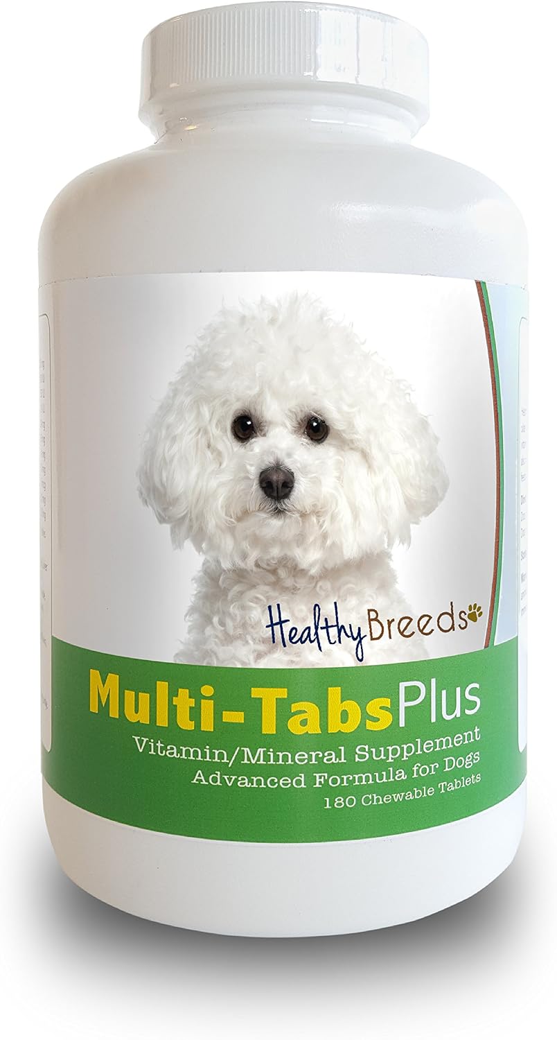 Healthy Breeds Bichon Frise Multi-Tabs Plus Chewable Tablets 180 Count - görsel 1