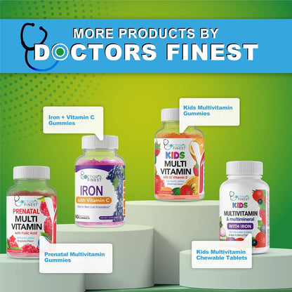 Vitamin B Complex Gummies - Vegan, Non-GM, Gluten-Free, Strawberry Flavour - 90 Gummies