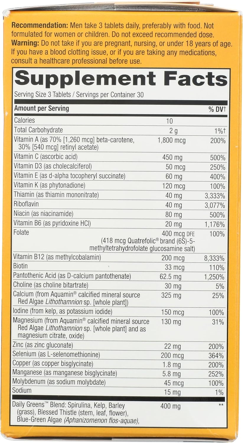 Nature's Way Multivitamin Alive Energizer Mens, 90 Capsules - görsel 5