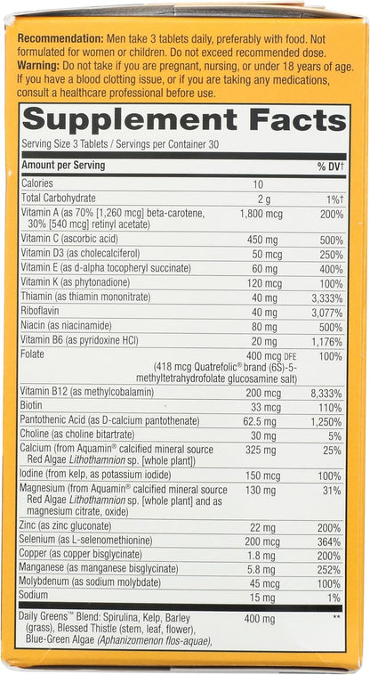 Nature's Way Multivitamin Alive Energizer Mens, 90 Capsules