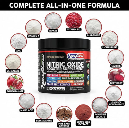 NosFlow Nitric Oxide Supplements for Men and Women