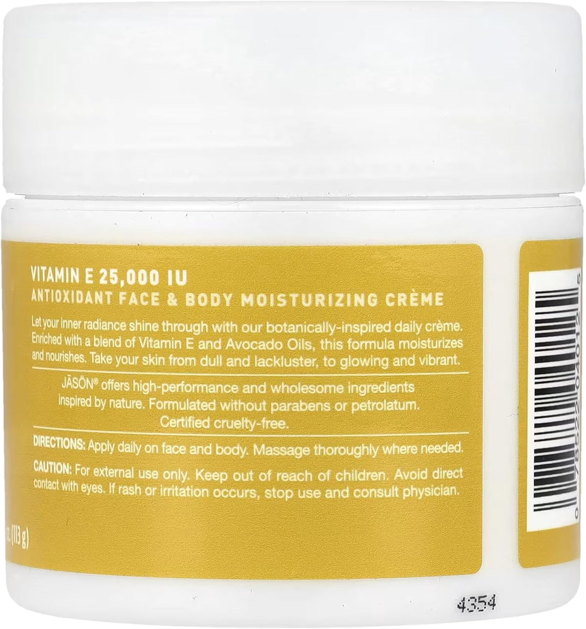 Jason Natural Products Super E Creme 25,000 IU 113g - görsel 7