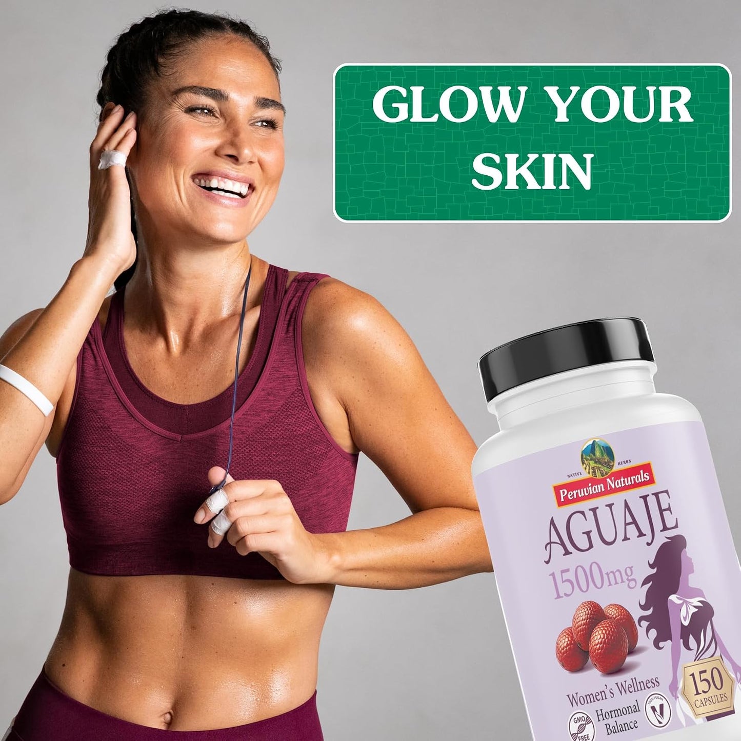 Peruvian Naturals Aguaje Capsules for Women (150 Capsules) - Natural Curves Support - görsel 4