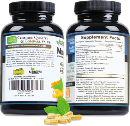 MuscleRelax PM Night-time - 60 Capsules