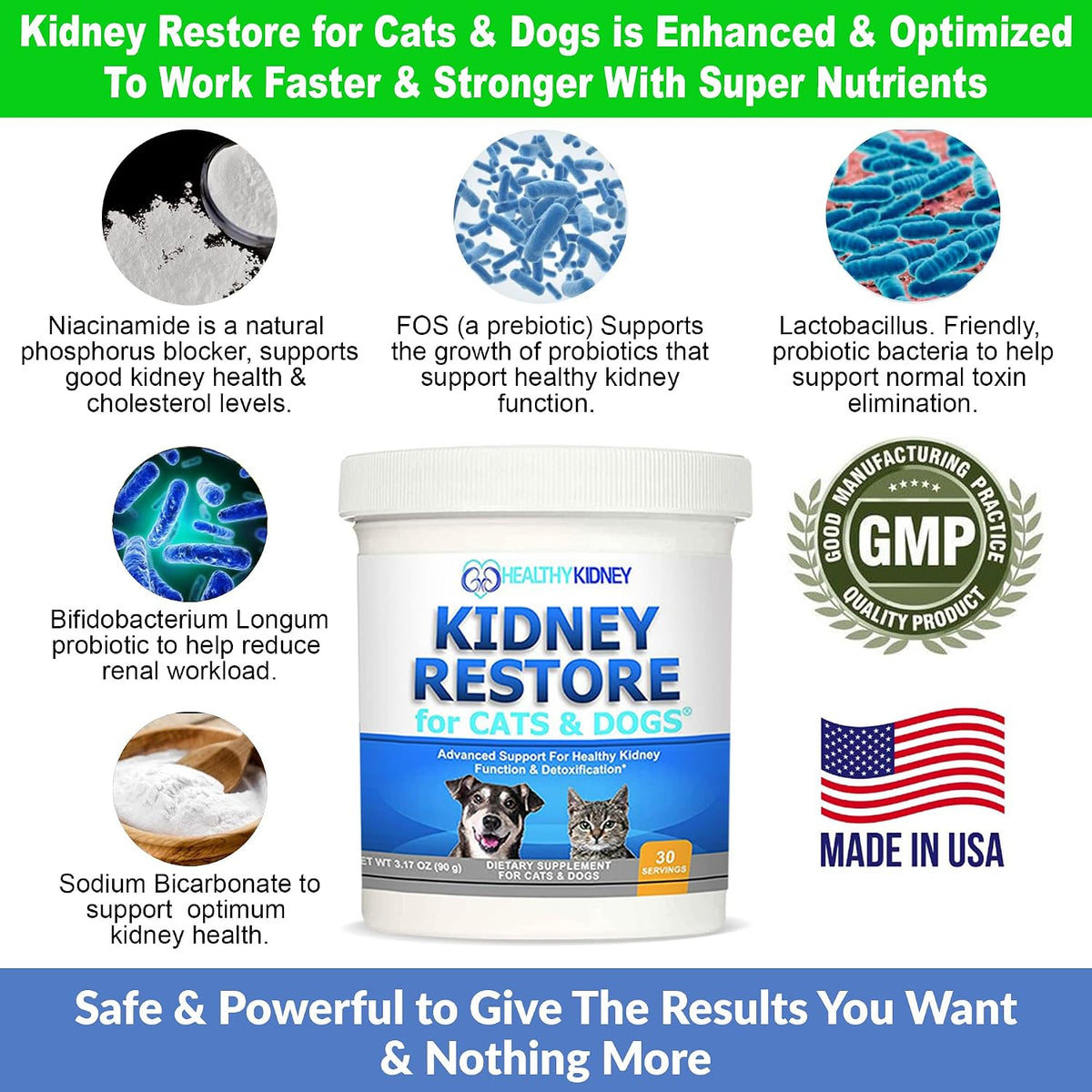 Kidney Restore for Cats & Dogs – Unflavoured Kidney Support Supplement - görsel 5