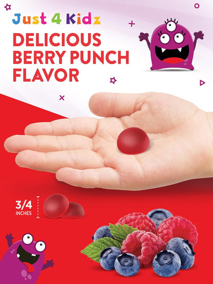 Nature's Truth Kids Multivitamin Gummies with Probiotics - 60 Gummies - Berry Punch Flavour