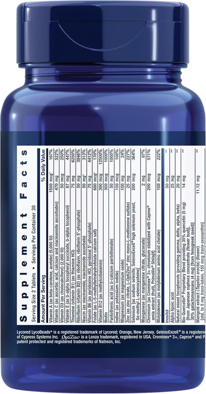 Life Extension Two-Per-Day Multivitamin - 60 Tablets