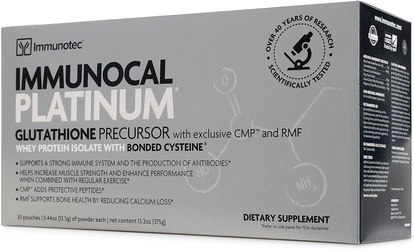 Immunocal Platinum (Box of 30 Sachets) – Redesigned Packaging - görsel 2