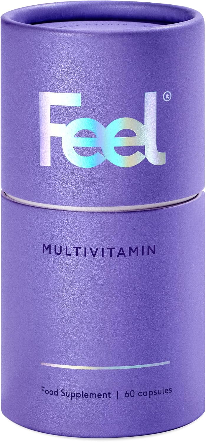FEEL Daily Multivitamin with 32 Active Ingredients – 60 Capsules | Vegan & Bioavailable - görsel 1