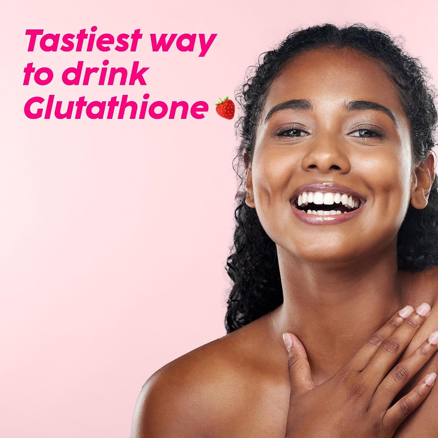 PLIX Glowy Skin Glutathione Effervescent Tablets with Vitamin C, Vitamin E & Hyaluronic Acid – Strawberry Flavour, 15 Tablets - görsel 5