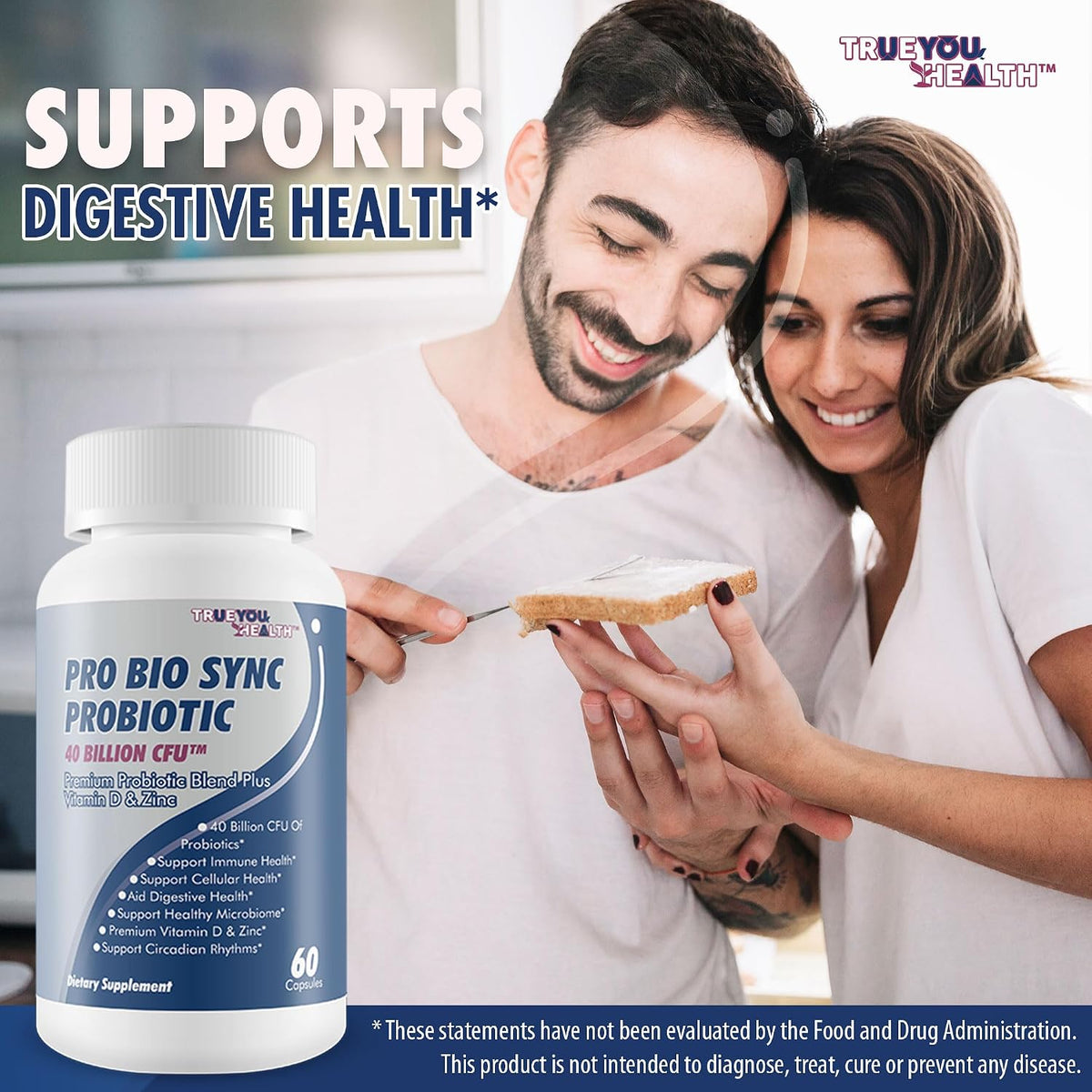 Pro Bio Sync Probiotic 40 Billion CFU – Premium Probiotic Supplement with Immune Support - görsel 5
