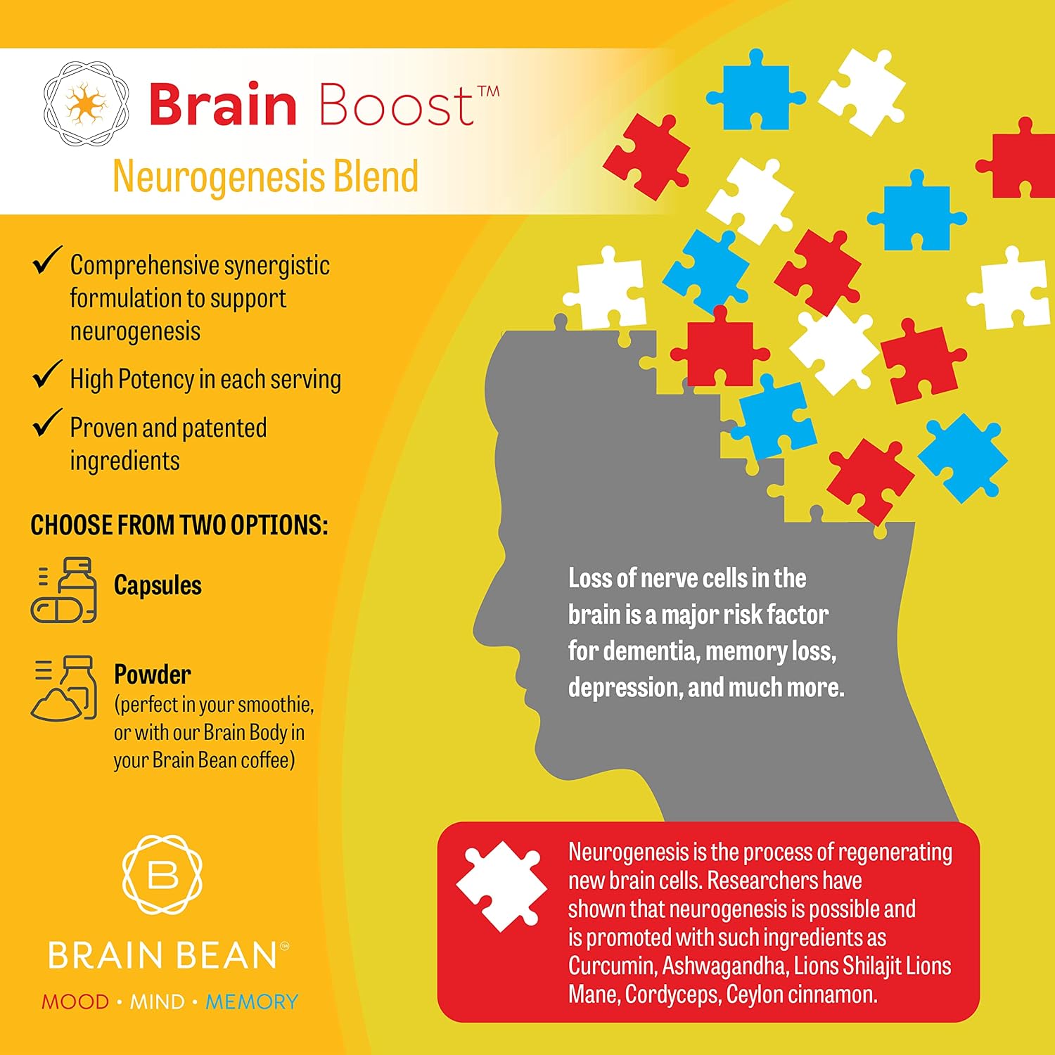 Brain Bean Brain-Boost (Formerly Brain Bean) - görsel 3