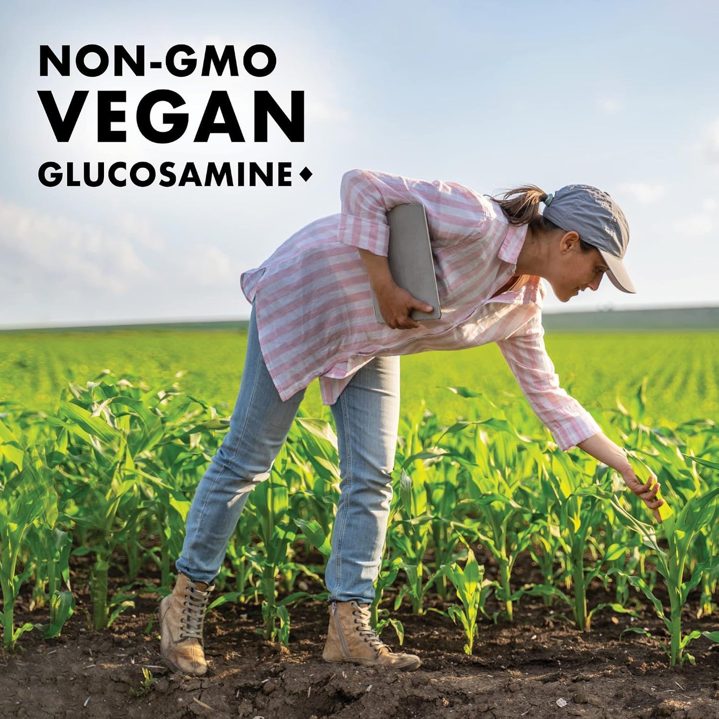 BlueBonnet Vegetarian Glucosamine Plus MSM Supplement, 120 Vegetable Capsules - görsel 5
