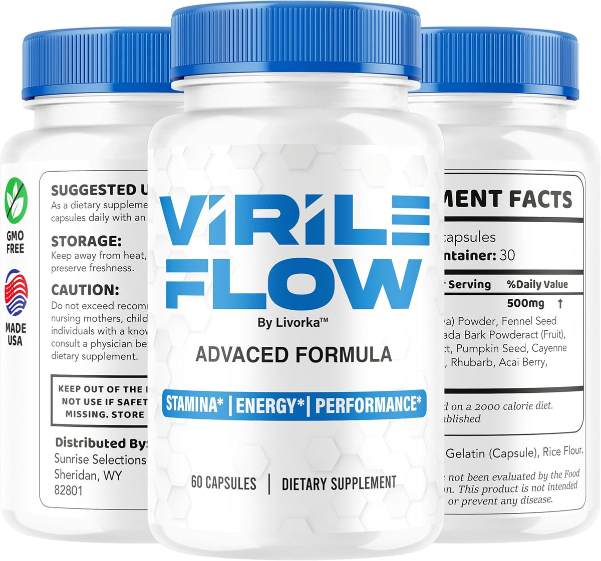 Virile Flow for Men – 300 Capsules (5-Month Supply) - görsel 8