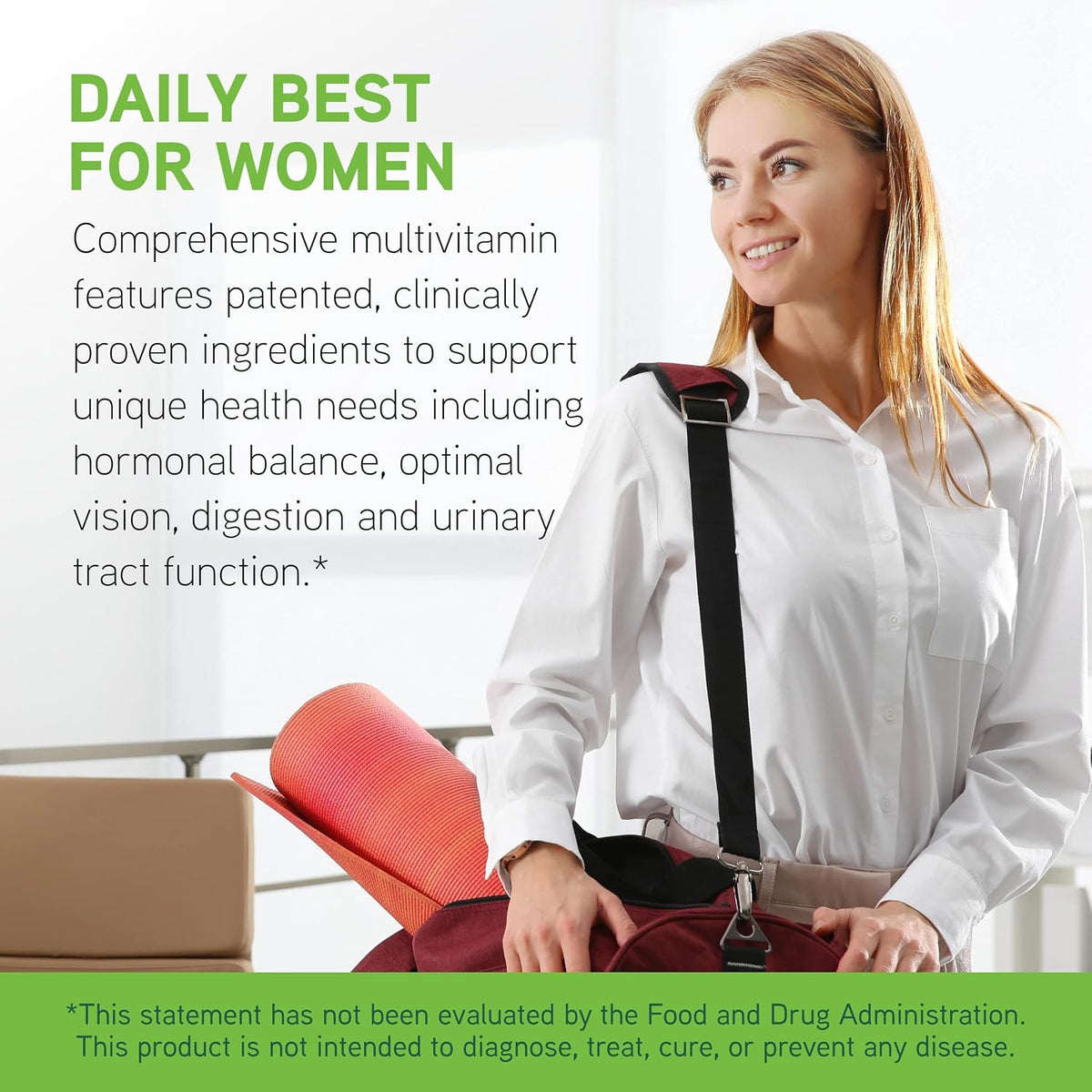 Daily Best Women - Comprehensive Multivitamin with Vitamin B6, B12, C, K2 and More - 90 Capsules - görsel 3