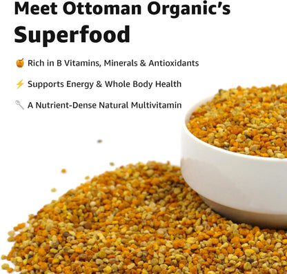 Bee Pollen 200g | EU Organic Certified | Ottoman Organic