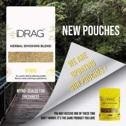 Herbal Smoking Blend - Drag (Blend of Exotic Flowers and Herbs) 10g (Vibe)