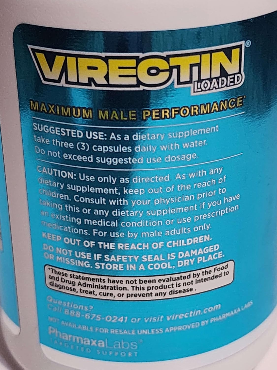 Virectin Loaded – Male Enhancement Supplement, 90 Capsules - görsel 2