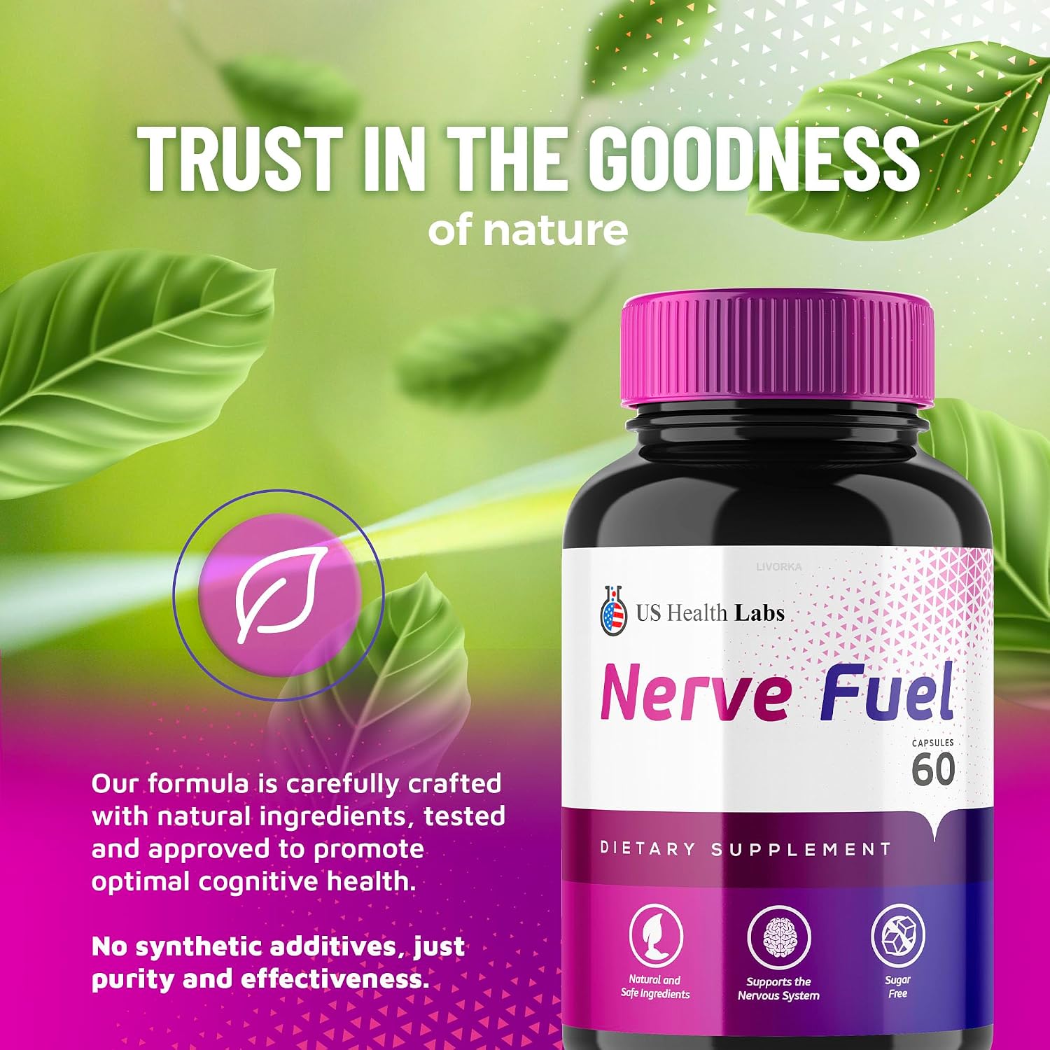 Nerve Fuel Capsules (3-Pack, 180 Capsules) - görsel 3