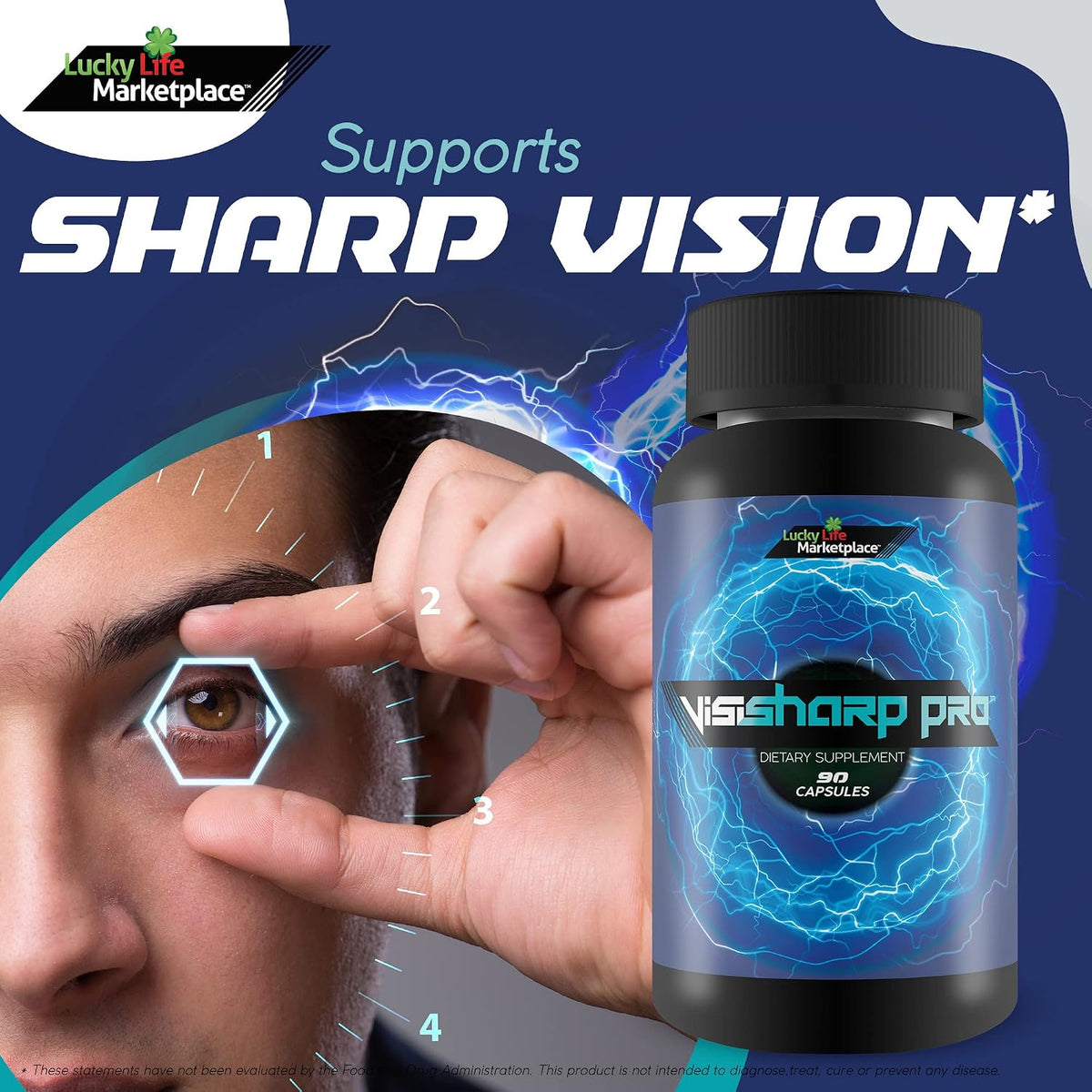Visi Sharp Pro - Natural Vision Support Food Supplement - görsel 6