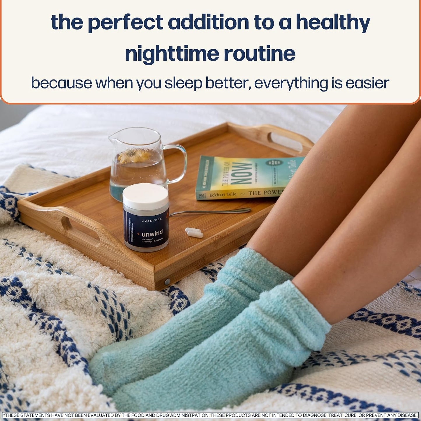 Avantera Unwind - Stress and Sleep Support with Magnesium, Melatonin & Ashwagandha - 56 Vegan Capsules - görsel 3