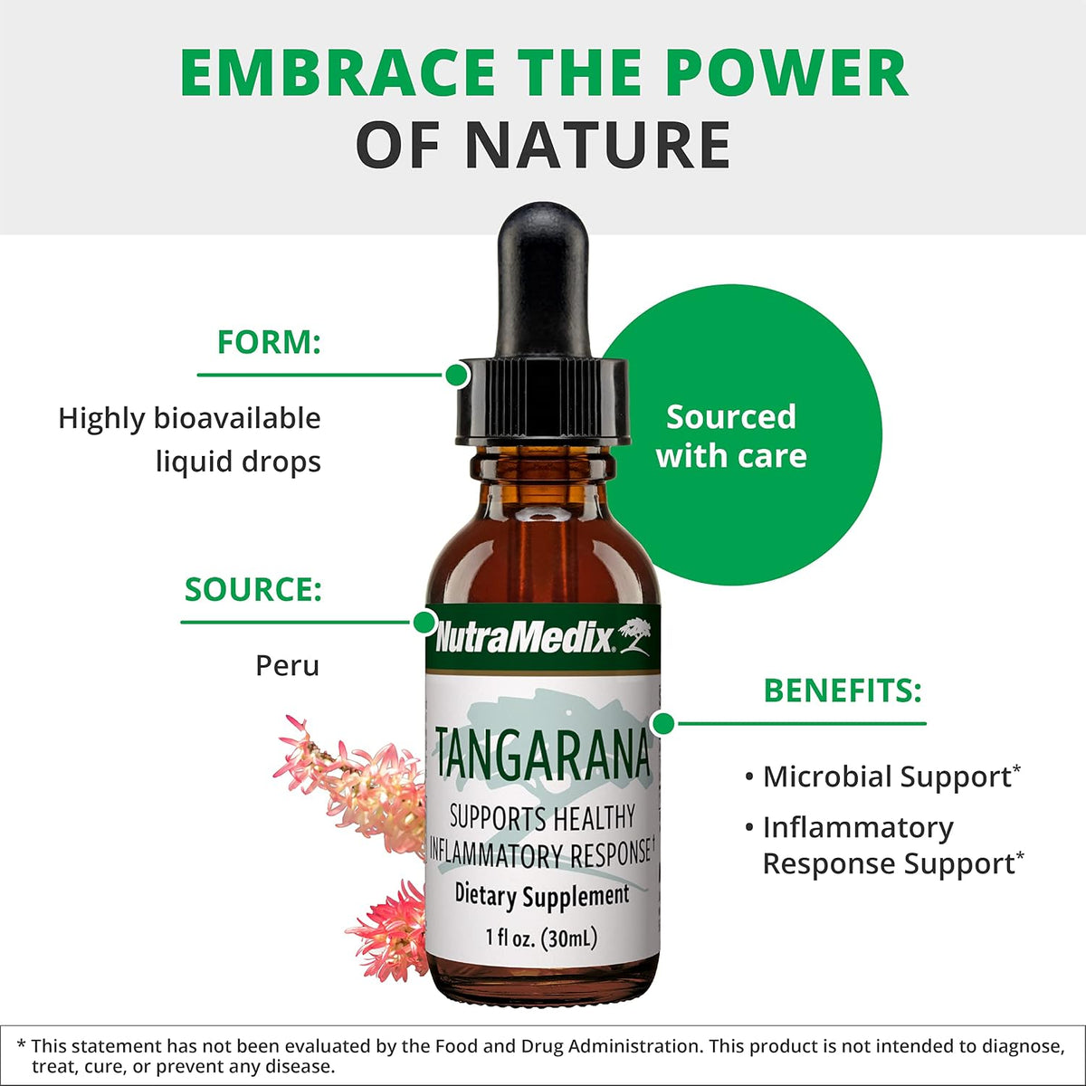 NutraMedix Tangarana Drops – Palo Santo (Triplaris peruviana) Extract – Vegan Liquid Food Supplement (30 ml) - görsel 4